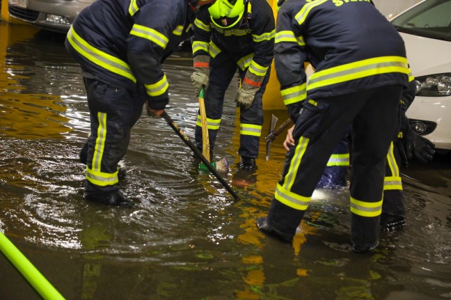 Heftige Gewitter mit Starkregen sorgten erneut für viele Einsätze der Feuerwehren