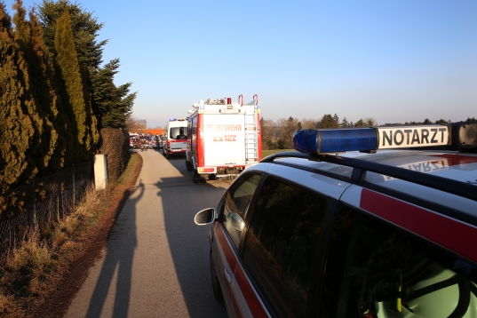 Personenrettungseinsatz nach Forstunfall in Kematen am Innbach
