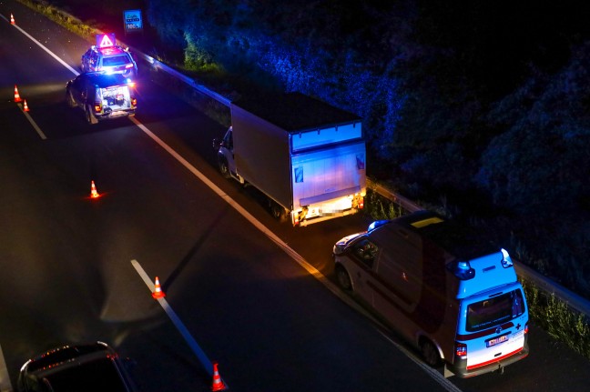Personenrettung nach medizinischem Notfall auf Innkreisautobahn bei Krenglbach