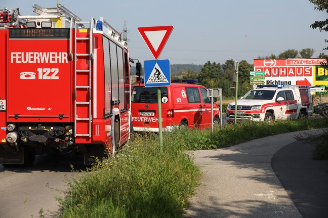 Schwerverletzter bei Kollision auf Geh- und Radweg in Wels-Vogelweide