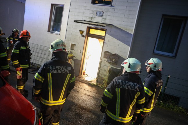 Kellerbrand in einem Wohnhaus in Gmunden