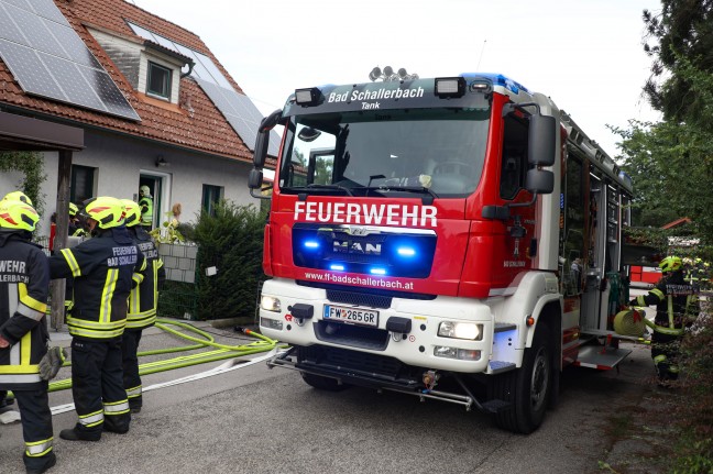 Brand im Keller eines Wohnhauses in Bad Schallerbach rechtzeitig entdeckt