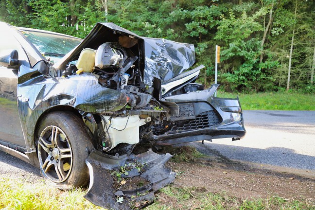 Verkehrsunfall in Waldburg fordert eine Verletzte