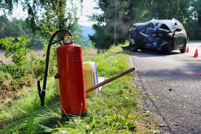Verkehrsunfall in Waldburg fordert eine Verletzte