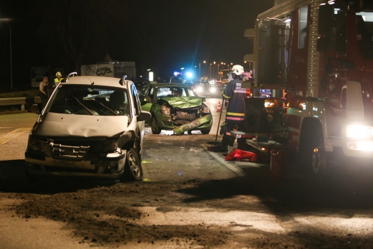 Schwerer Verkehrsunfall auf der Innviertler Straße in Grieskirchen