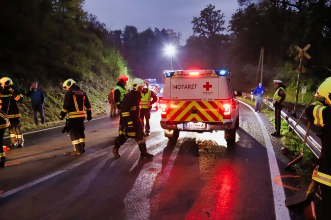 Zwei Verletzte bei Verkehrsunfall bei St. Gotthard im Mühlkreis