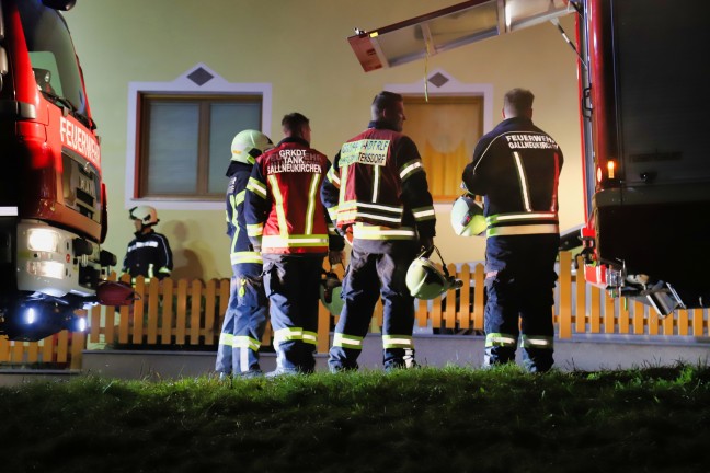 Zwei Feuerwehren bei Kellerbrand in Unterweitersdorf im Einsatz