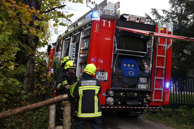 Brand eines Stromverteilerkastens in einem Gebäude in Micheldorf in Oberösterreich