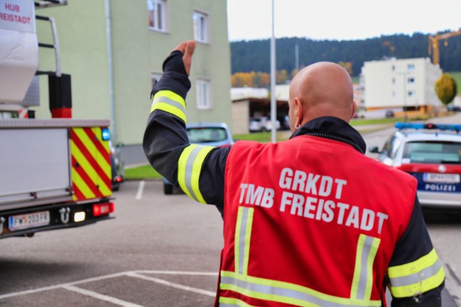 Einsatzkräfte zu Wohnhausbrand nach Freistadt alarmiert