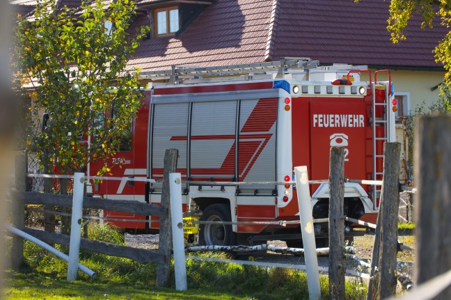 Feuerwehr zur Tragehilfe für Rettung und Notarzt nach Sipbachzell alarmiert