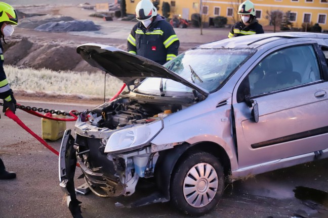 Lenkerin bei Verkehrsunfall in Gutau verletzt