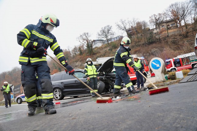 Verkehrsunfall in Luftenberg an der Donau endete mit zwei Verletzten