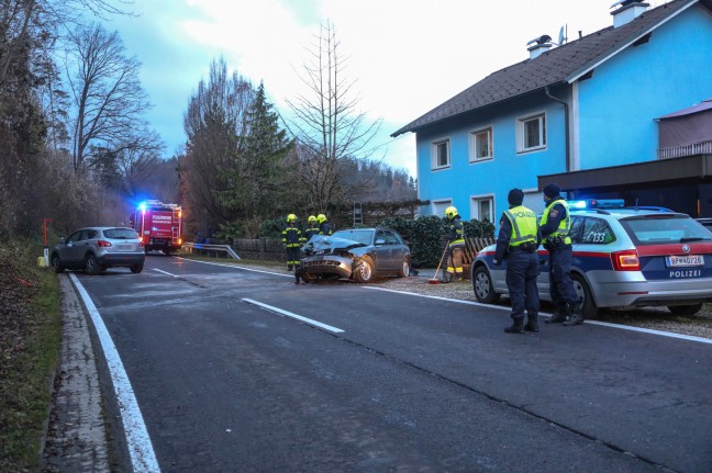Verkehrsunfall in Weißkirchen an der Traun fordert eine verletzte Person