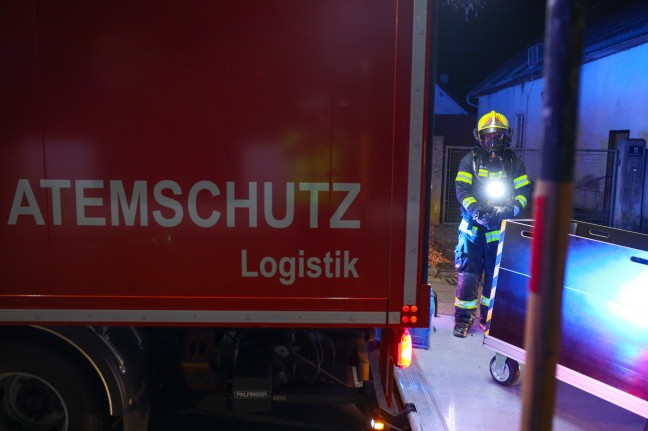 Brand in einem Wohnhaus in Wels-Lichtenegg