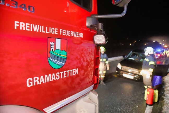 Lenkerin bei Frontalkollision in Gramastetten verletzt