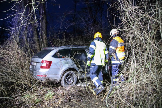 Verkehrsunfall in Marchtrenk endet glimpflich