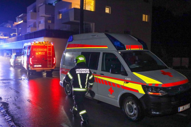 Drei Feuerwehren bei Terrassenbrand in St. Florian im Einsatz