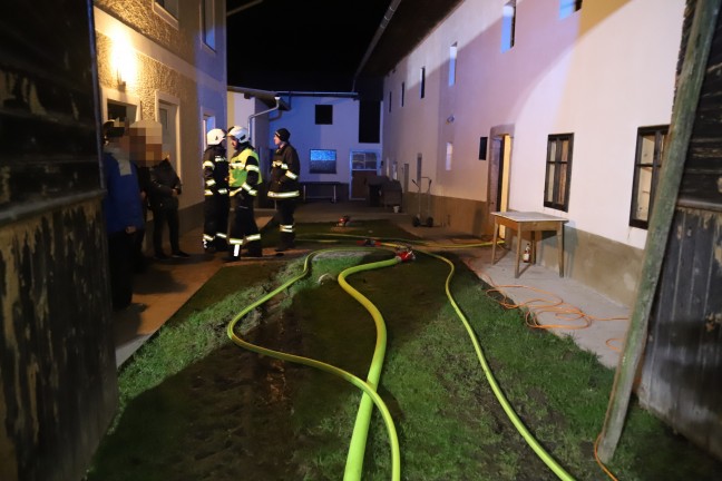 Drei Feuerwehren bei gemeldetem Wohnhausbrand in St. Martin im Mühlkreis im Einsatz