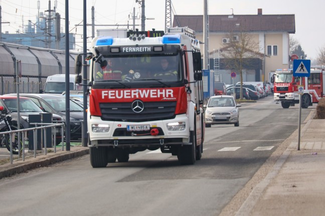 Brand bei einem Unternehmen in Gunskirchen sorgt für Einsatz der Feuerwehr