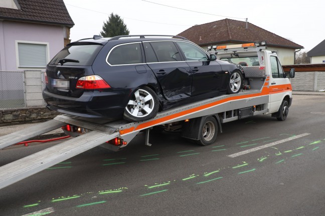 Kollision zweier Fahrzeuge in Pichl bei Wels