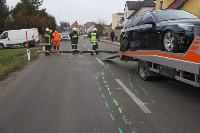 Kollision zweier Fahrzeuge in Pichl bei Wels