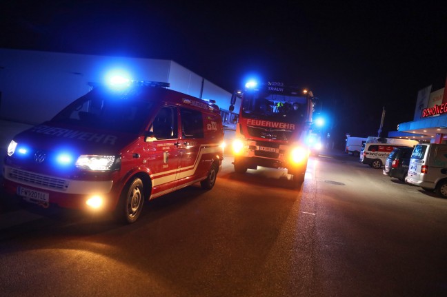 Angebrannte Speisen lsten Einsatz der Feuerwehr in Traun aus