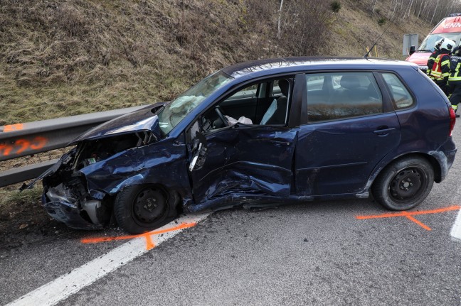 Schwerer Crash auf Westautobahn bei Enns fordert zwei Verletzte