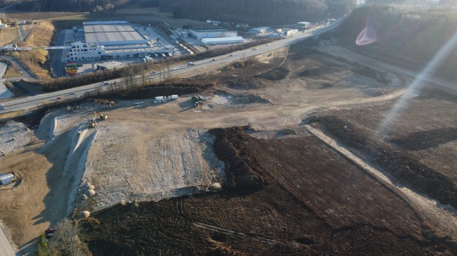 Ohlsdorf: Gesamtes Betriebsbaugebiet offenbar für Erweiterung der Lagerfläche eines Unternehmens