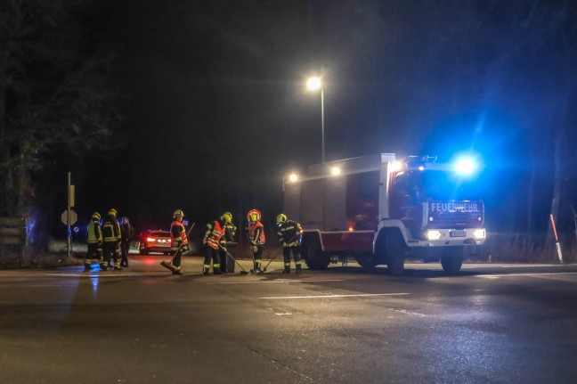 Verkehrsunfall im Kreuzungsbereich der Wiener Strae bei Gunskirchen