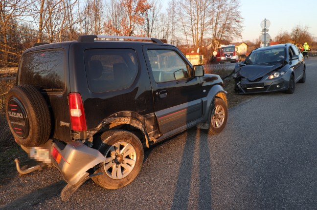 Verkehrsunfall im dichten Abendverkehr auf der Innviertler Straße bei Krenglbach