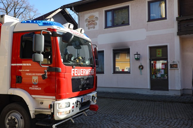 Brand in Küche eines Gasthauses in Peuerbach