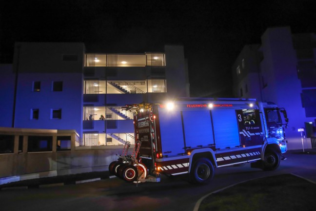 Technische Strung an einem Aufzug in Marchtrenk fhrte zu Einsatz wegen Brandverdachts