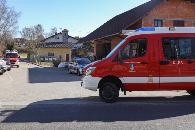 Brand einer Filteranlage in einer Tischlerei in Kallham sorgt fr Einsatz von vier Feuerwehren