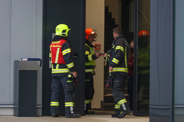 "Aprilscherz" einer Brandmeldeanlage sorgte kurzzeitig für Einsatz der Feuerwehr in Marchtrenk