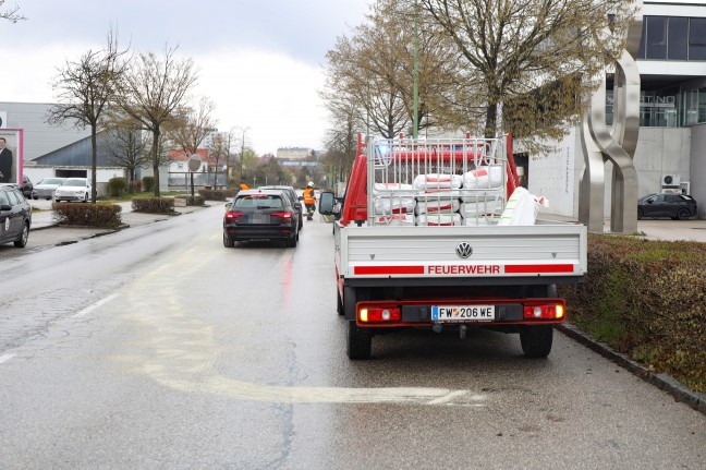 lspur in Wels-Lichtenegg fhrte zu Sachschadenunfall