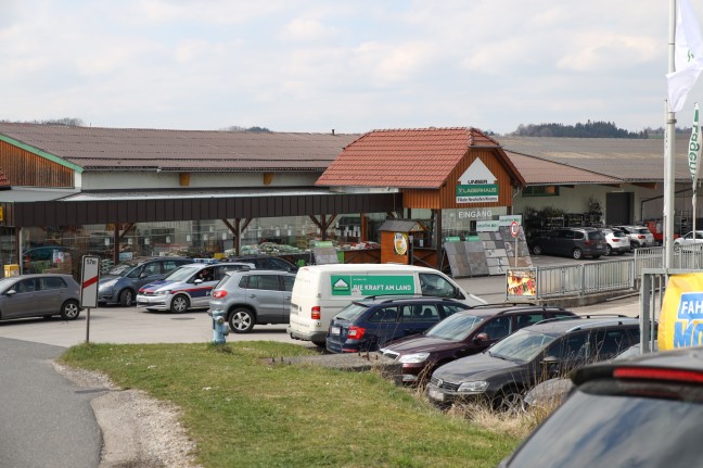 Arbeitsunfall bei einer Werkstätte in Neuhofen an der Krems
