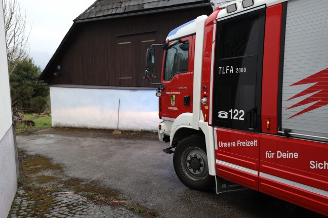 Vier Feuerwehren bei Kleinbrand in einem Wohnhaus in Altmünster im Einsatz