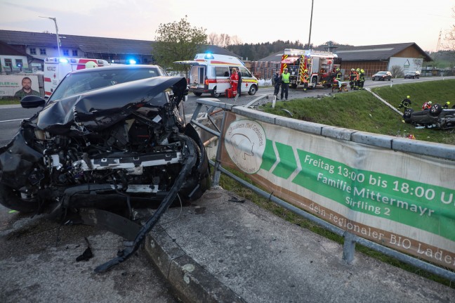 Ein Todesopfer bei schwerem Crash in Gunskirchen