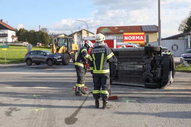 Schwerer Kreuzungscrash auf Innviertler Straße bei Kallham