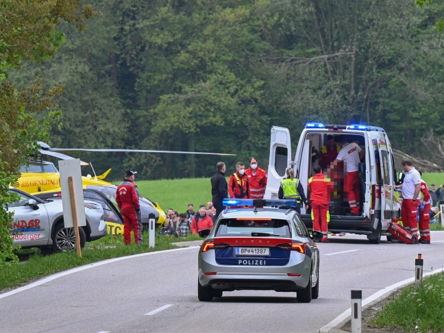 Vier Verletzte bei Motorsport-Bergrennen von Feldkirchen an der Donau nach St. Martin im Mhlkreis