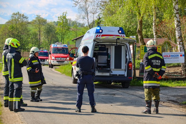 Person bei Arbeiten auf Bauernhof in Atzbach tödlich verunglückt