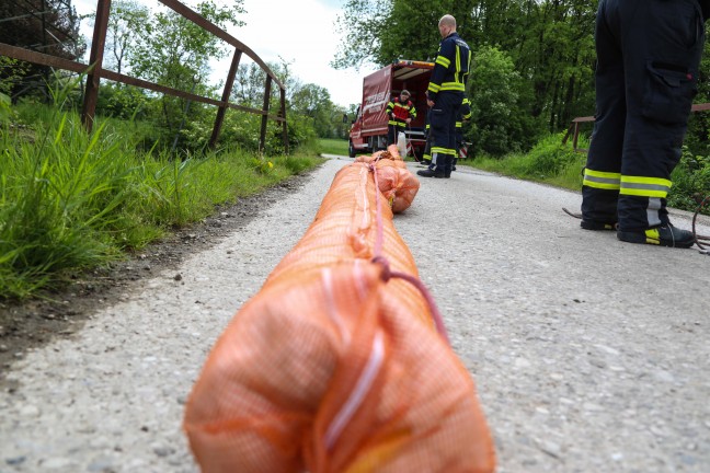 Gewässerverunreinigung: Ölsperren im Mühlbach zwischen Wels und Marchtrenk errichtet