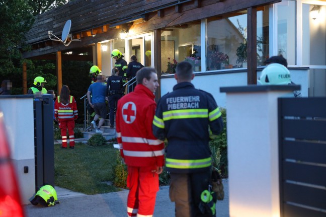 Rauchentwicklung im Heizraum eines Hauses in Piberbach sorgt fr Einsatz zweier Feuerwehren