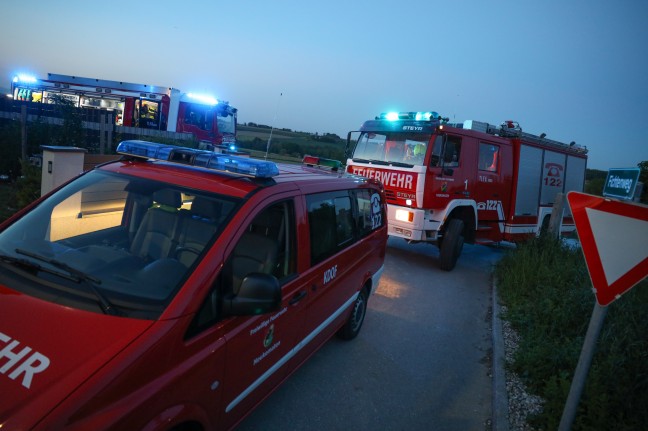 Rauchentwicklung im Heizraum eines Hauses in Piberbach sorgt für Einsatz zweier Feuerwehren