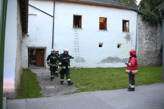 Feuerwehreinsatz durch angebranntes Kochgut in der Welser Altstadt