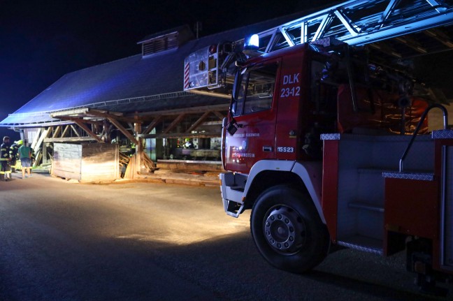 Brand eines Schaltschrankes bei altem Säge- und Kleinkraftwerk in Scharnstein