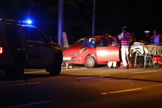 Vier Verletzte bei schwerem Kreuzungscrash in Gunskirchen