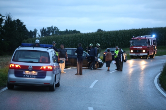 Verkehrsunfall auf der Peuerbacher Straße in Pötting