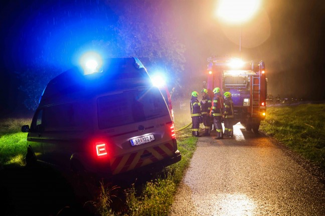 Großbrand eines Wohnhauses in Feldkirchen bei Mattighofen fordert ein Todesopfer