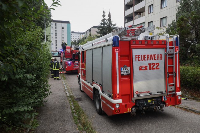 Angebranntes Kochgut in einer Wohnung sorgt fr Einsatz in Wels-Vogelweide